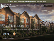 Tablet Screenshot of olympiclodge.com
